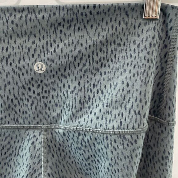 Lululemon wunder under gray dot print leggings - Picture 4 of 4